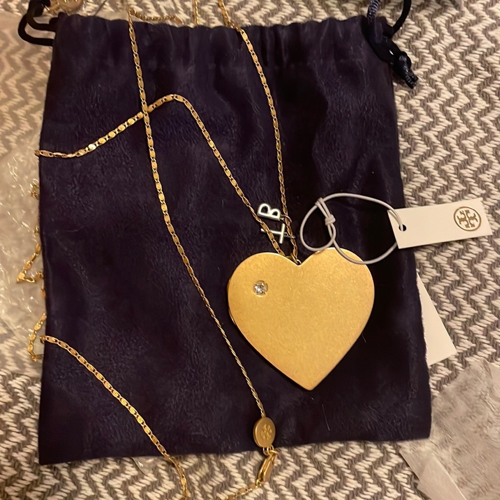 Tory Burch locket necklace